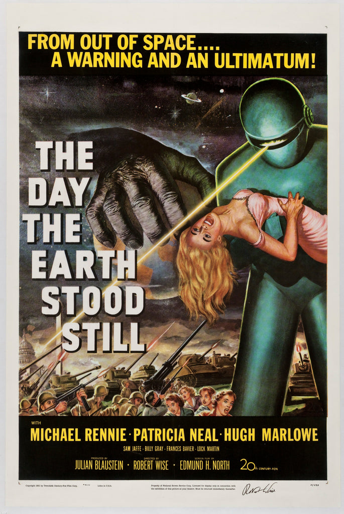 An original cinema / movie poster for the film The Day The Earth Stood Still