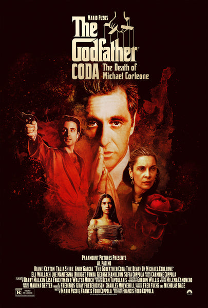 An original movie poster for the film The Godfather Part 3 CODA