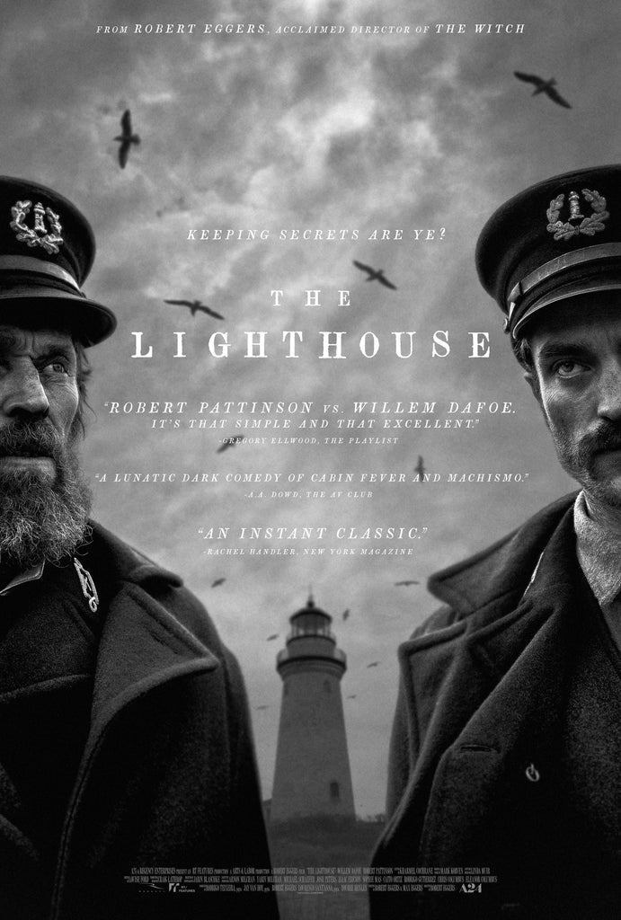 An original movie poster for the film The Lighthouse