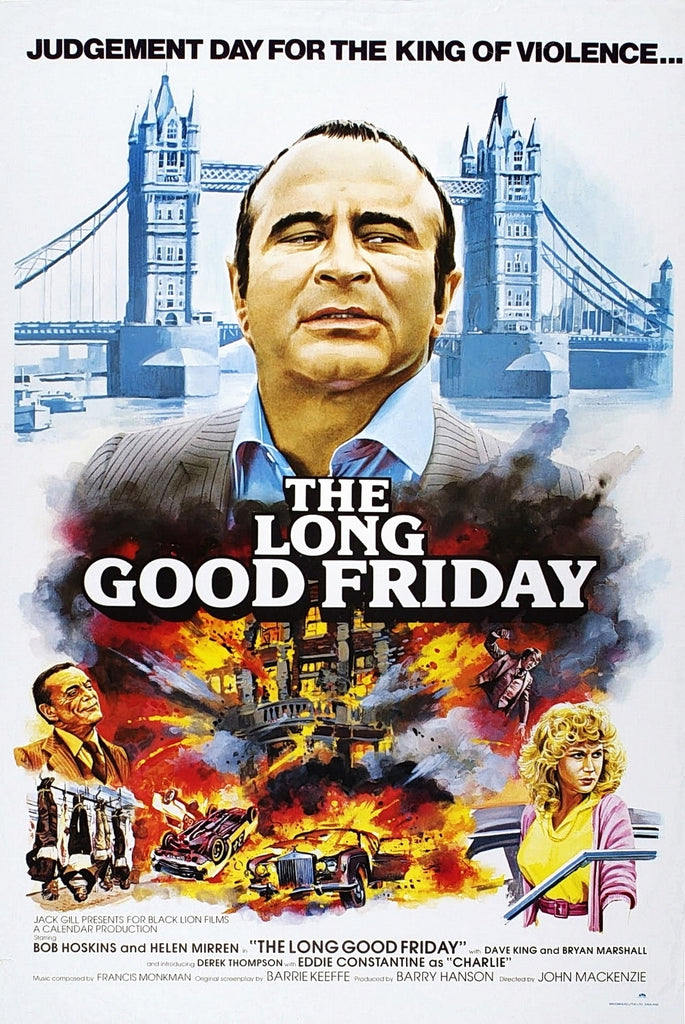 An original movie poster for the film The Long Good Friday