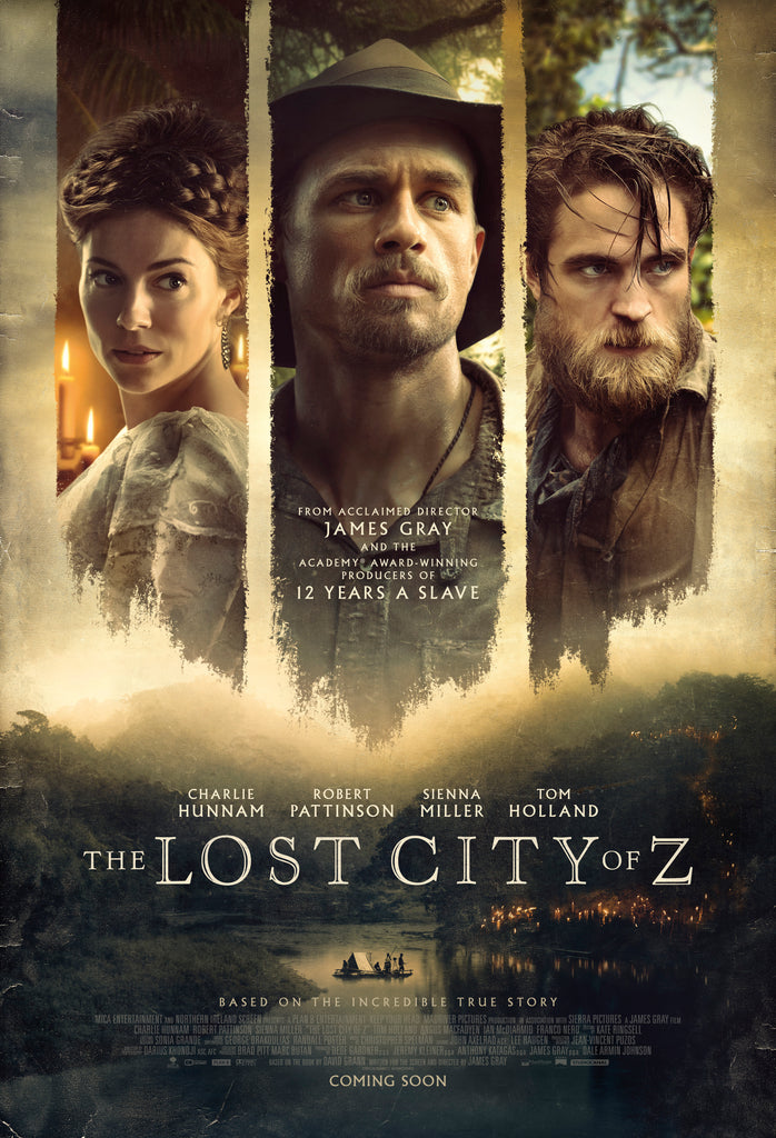 An original movie poster for the film The Lost City of Z