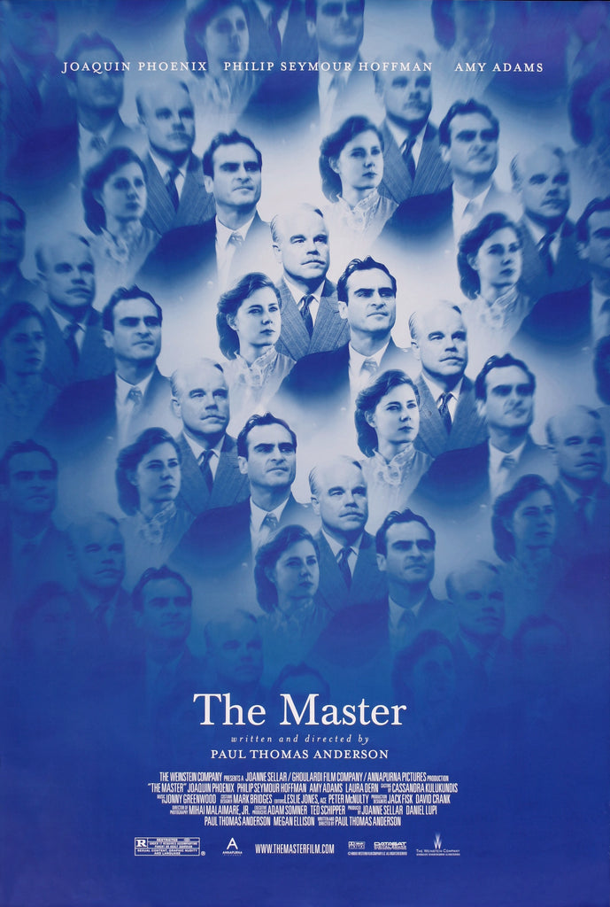 An original movie poster for the film The Master