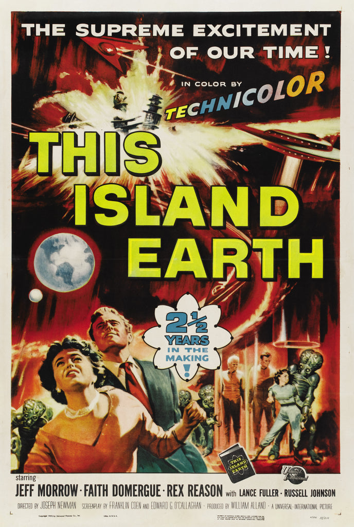 An original movie / film poster for the film This Island Earth