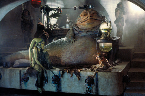 Jabba and the Gang in Return of the Jedi