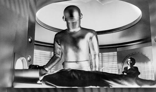Klaatu and Gort in The Day the Earth Stood Still