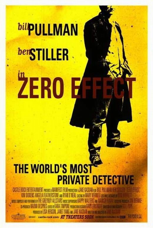 An original movie poster for the film Zero Effect