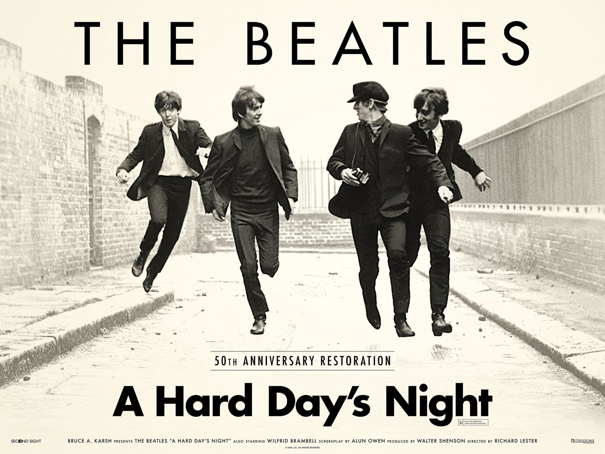 A Hard Day S Night 1964 Original Movie Poster Art Of The Movies