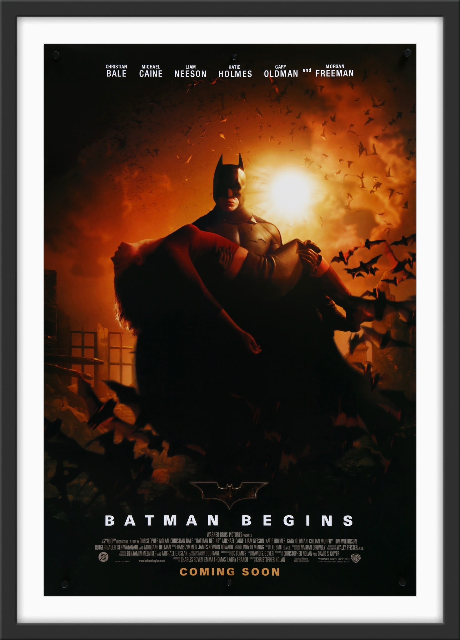 Batman Begins - 2005 - Original Movie Poster - Art of the Movies