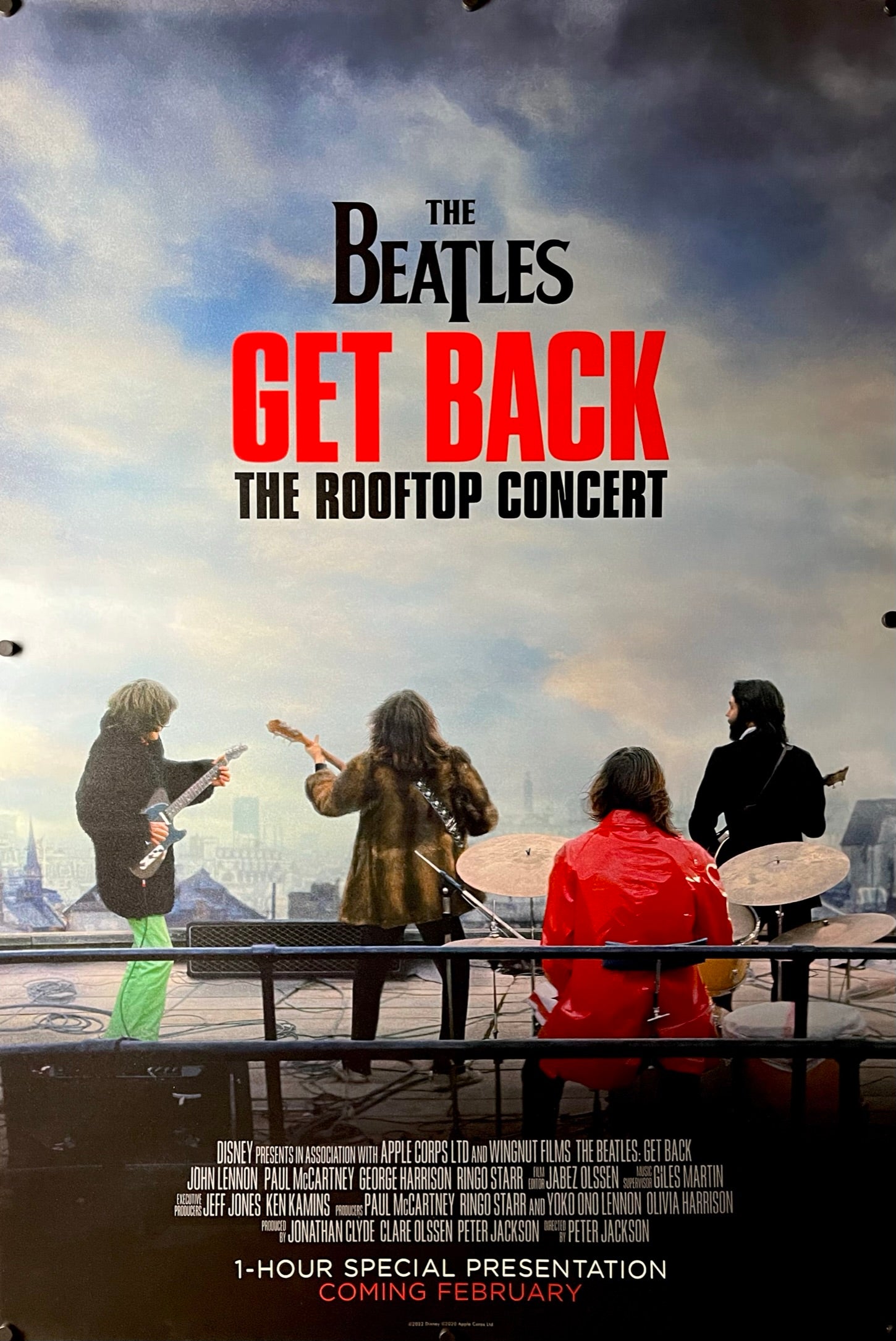 The Beatles: Get Back - 2022 - Original Movie Poster - Art of the Movies
