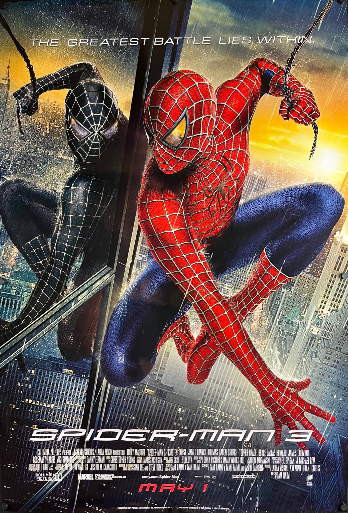 Spider-Man 3 - 2007 - Original Movie Poster - Art of the Movies
