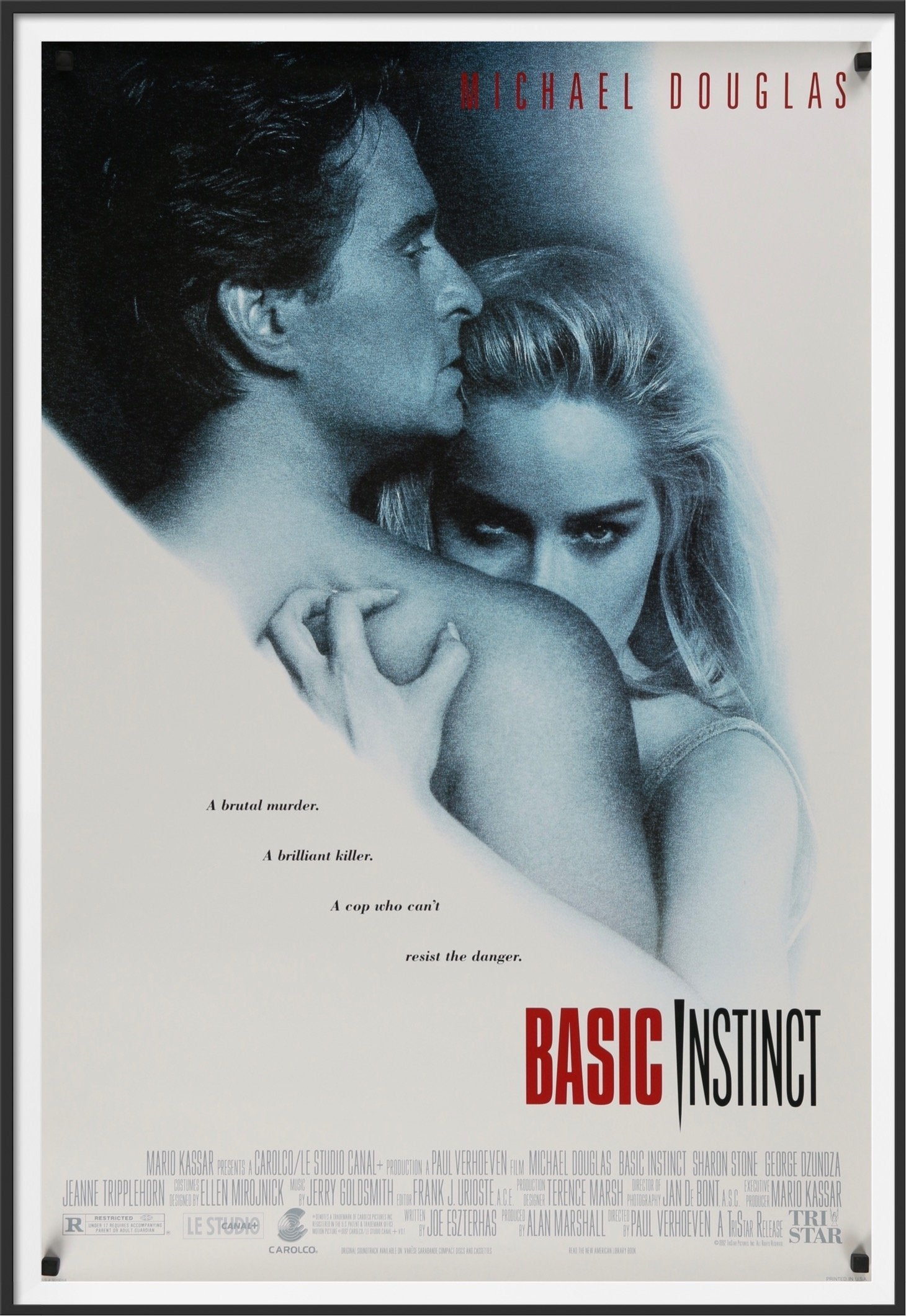 Basic Instinct 1992 Original Movie Poster Art Of The Movies