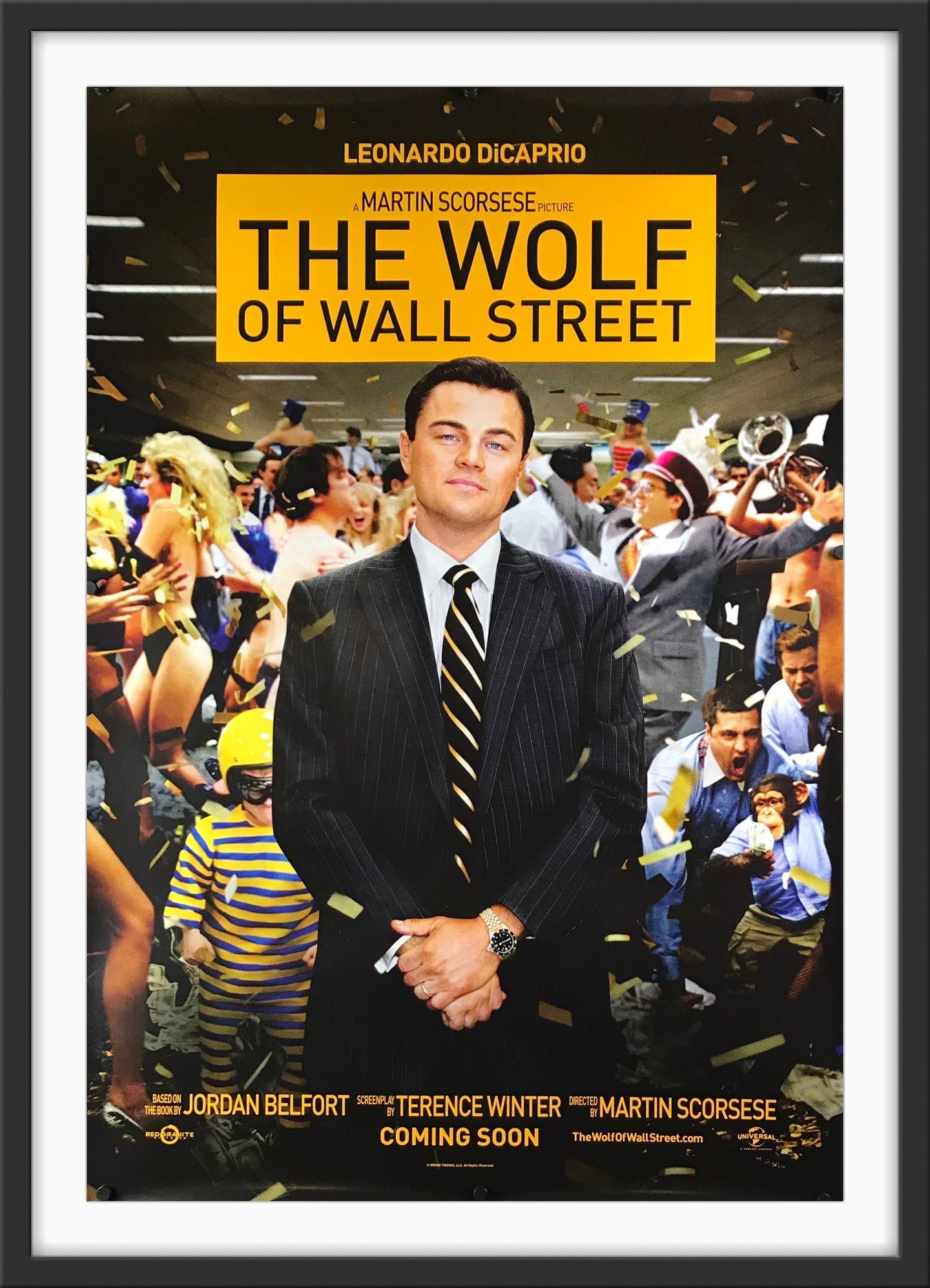 the wolf of wall street poster