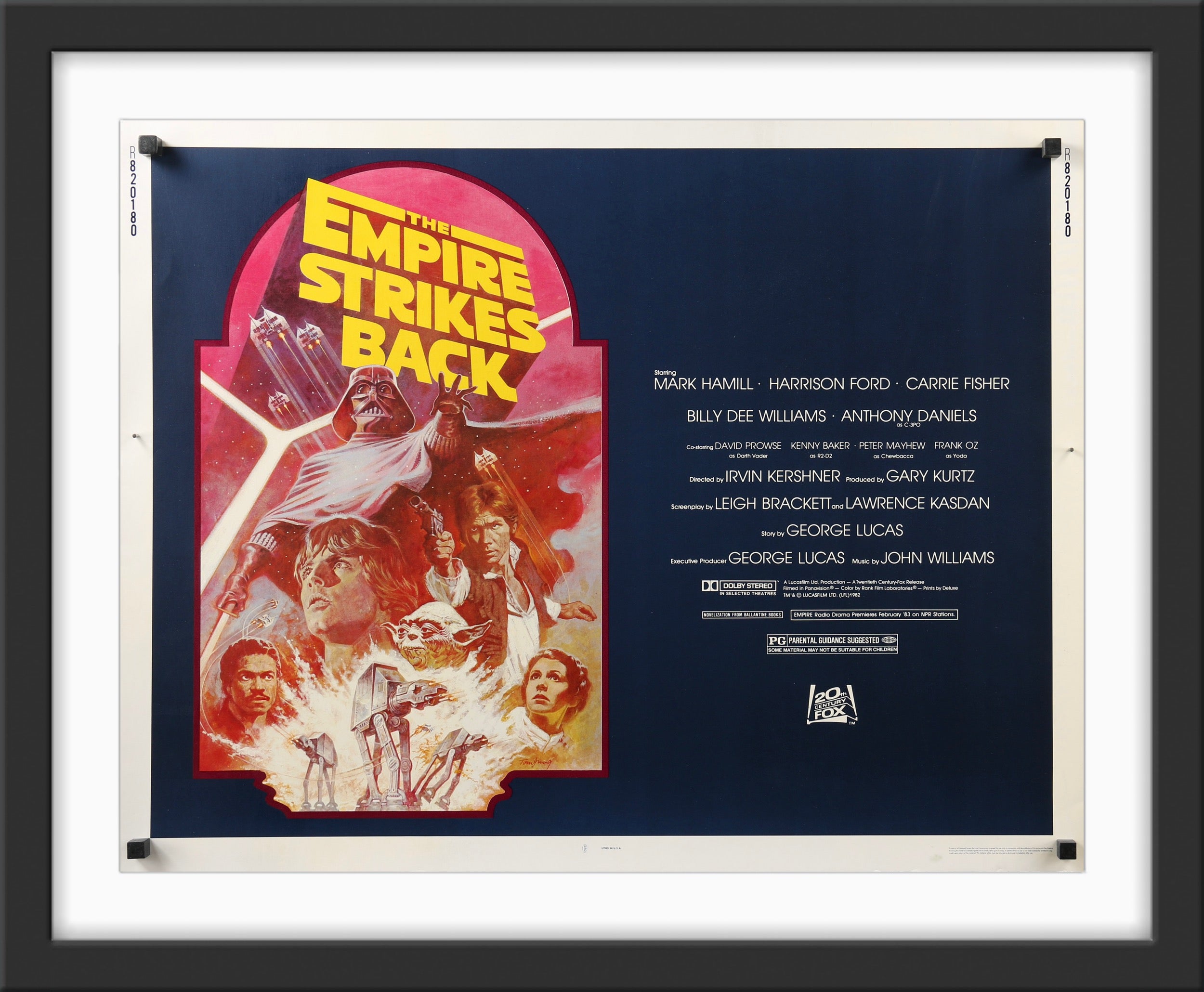 Star Wars - The Empire Strikes Back - 1980 - Original Movie Poster – Art of  the Movies