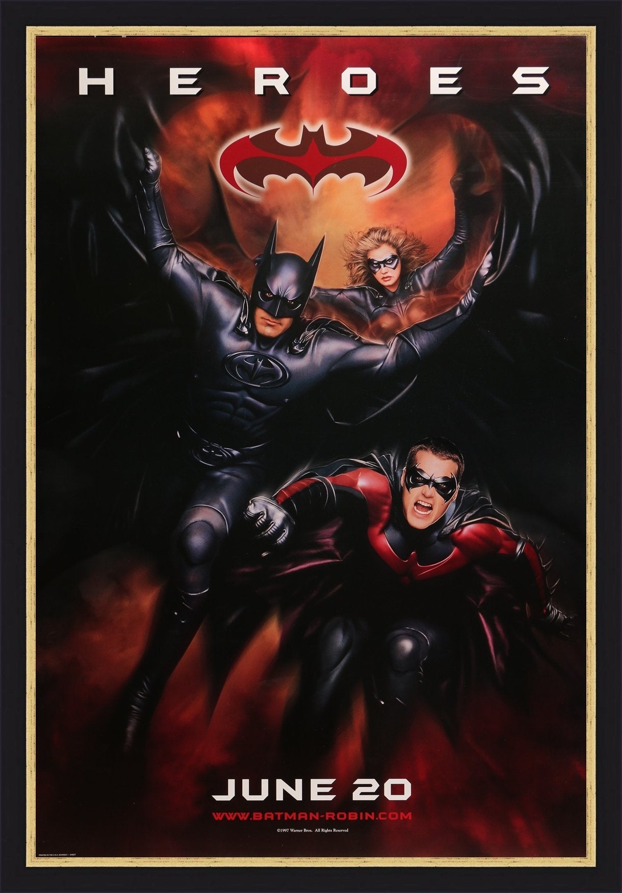 Batman and Robin - 1997 - Original Movie Poster - Art of the Movies