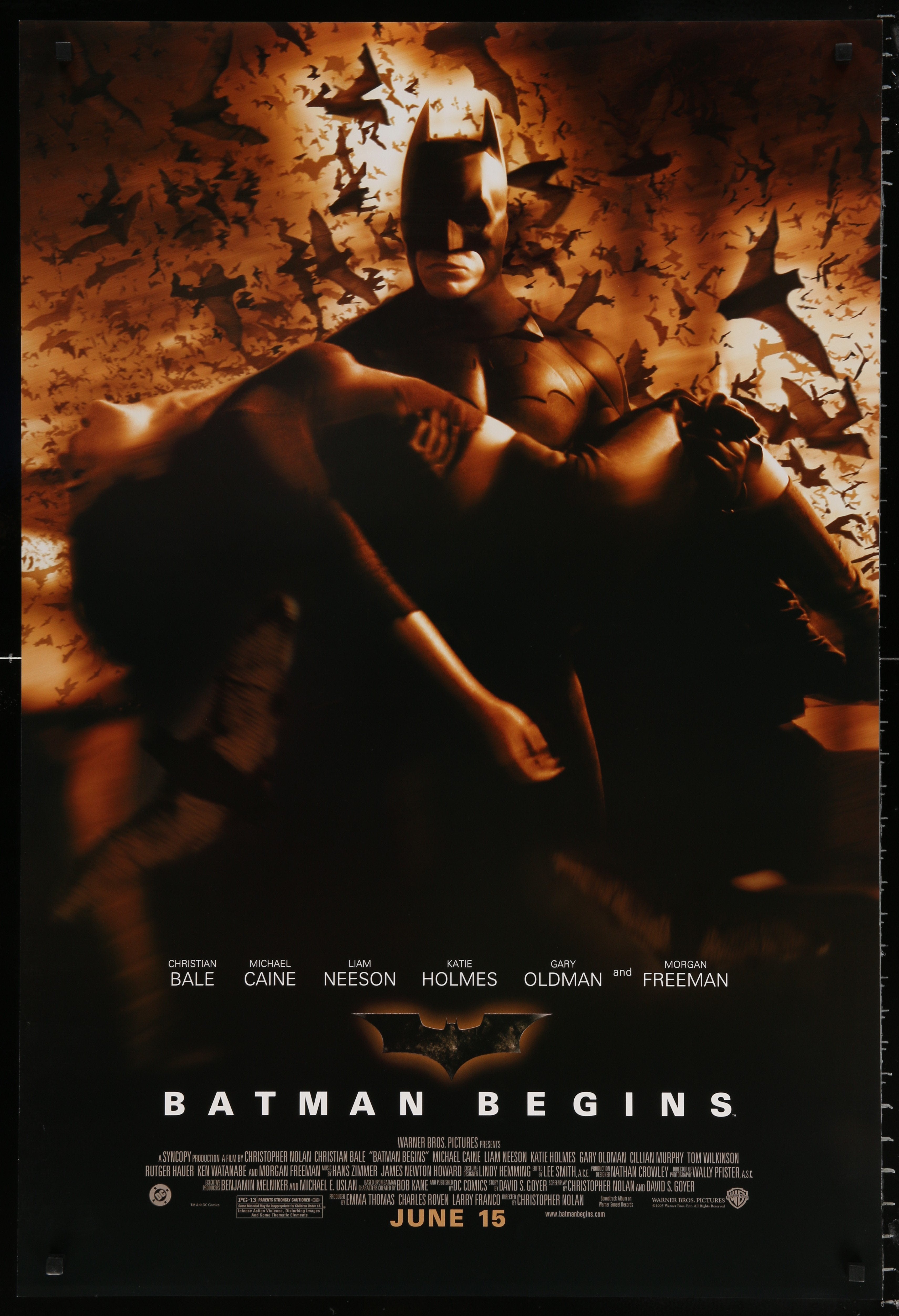 Batman Begins - 2005 - Original Movie Poster - Art of the Movies