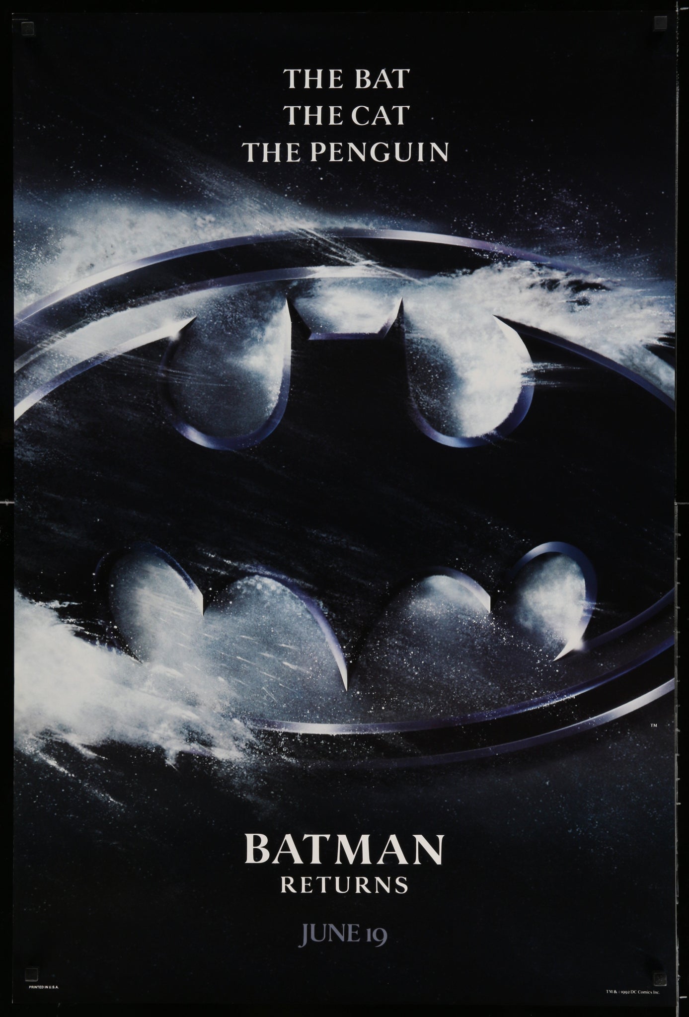 Batman Returns - 1992 - Original Movie Poster – Art of the Movies