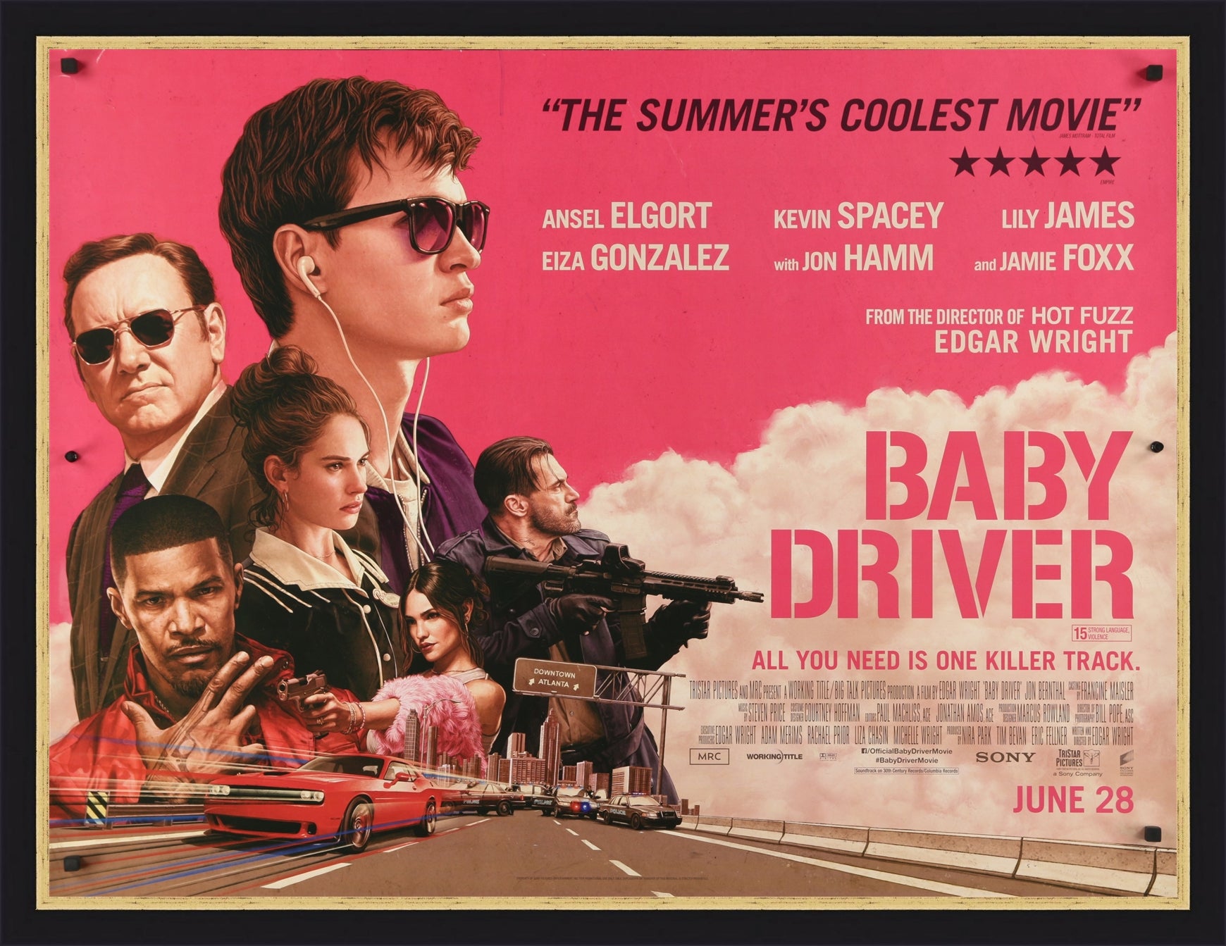 Image result for baby driver poster