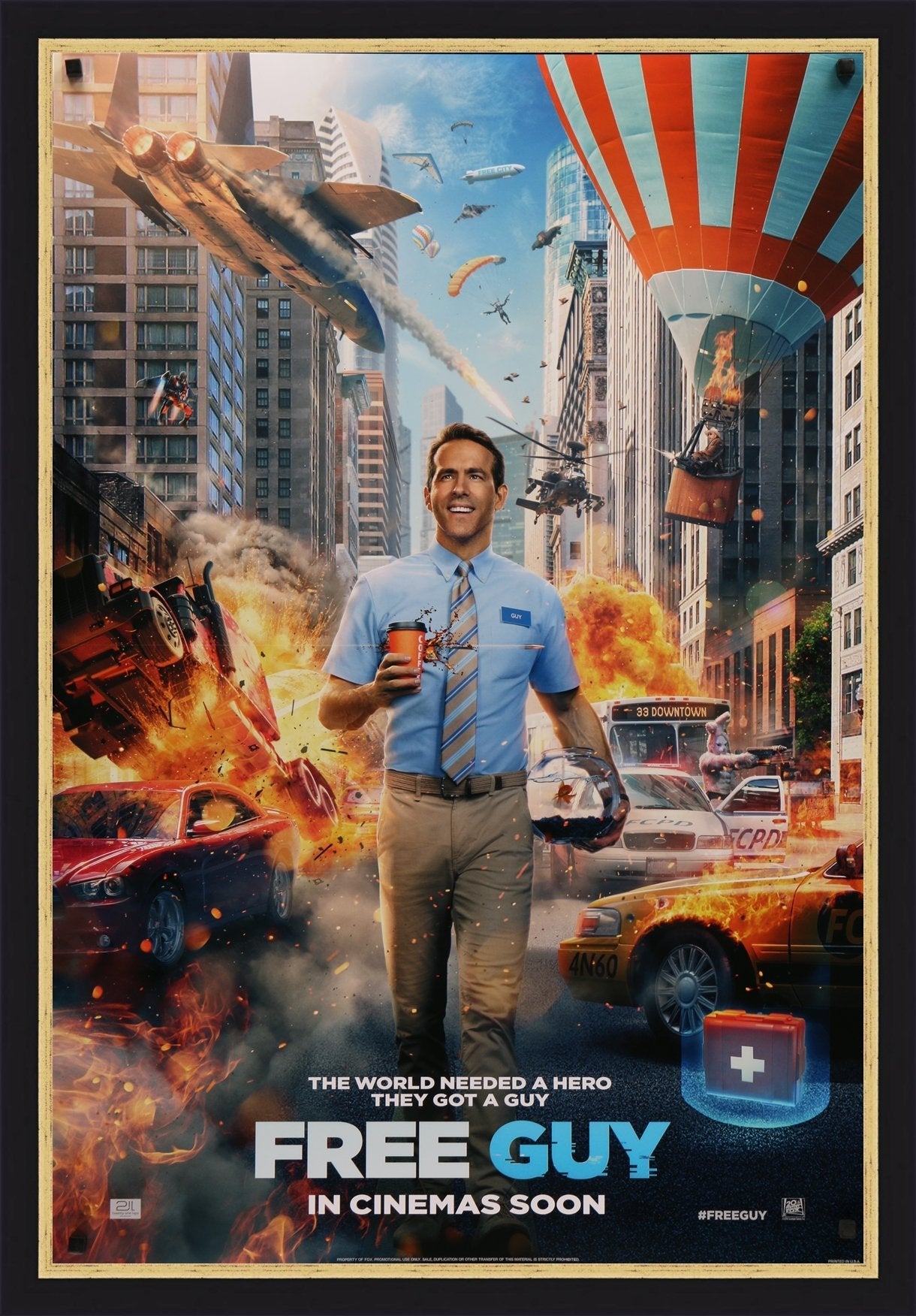  Free  Guy 2022  Original Movie Poster Art of the Movies