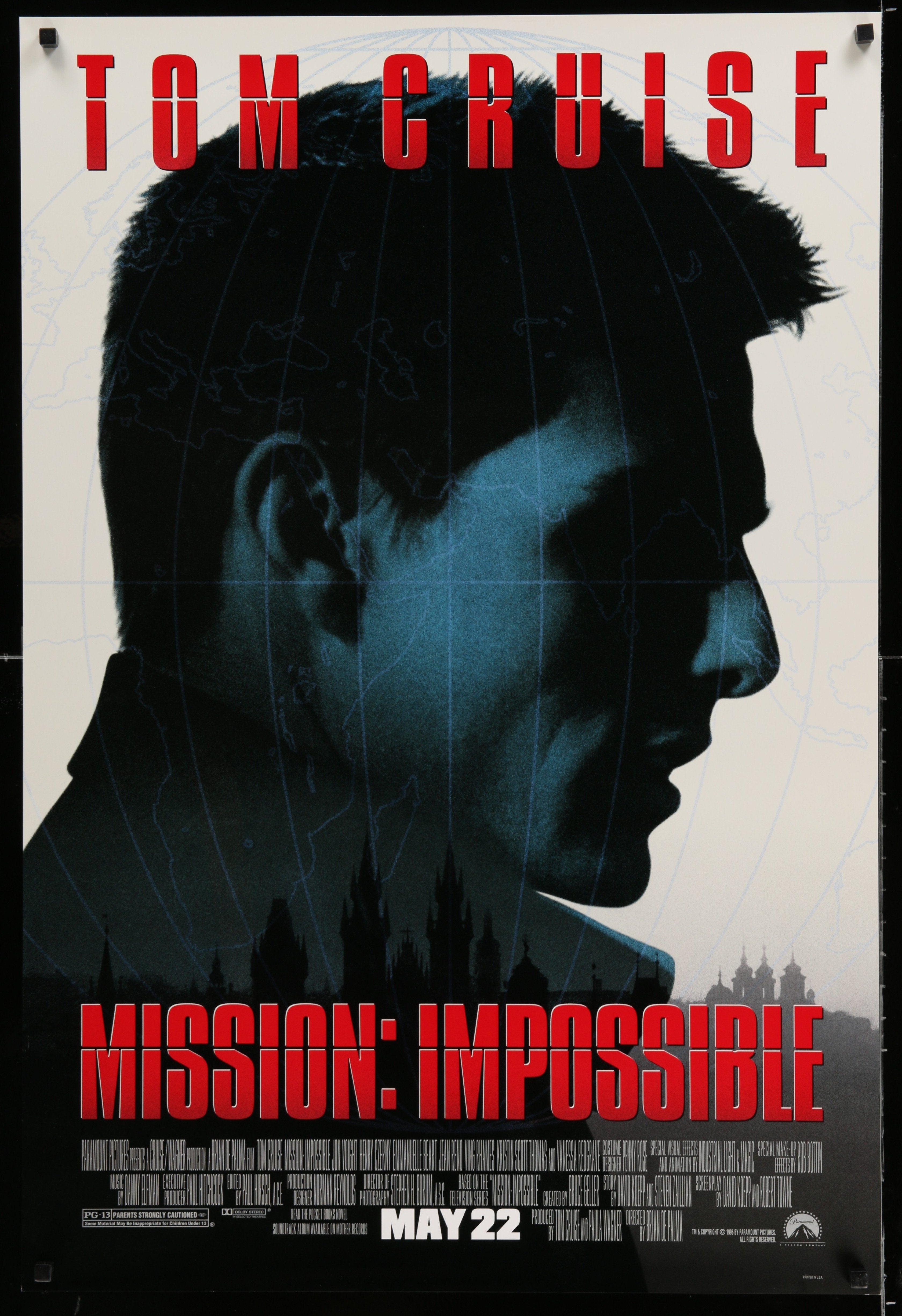 Mission Impossible 1996 Original Movie Poster Art of the Movies