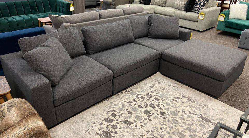 4 piece modular sectional sofa at asy furniture