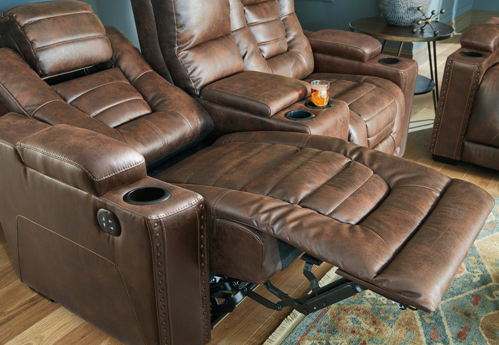 2 piece sofa loveseat power recliner set leather