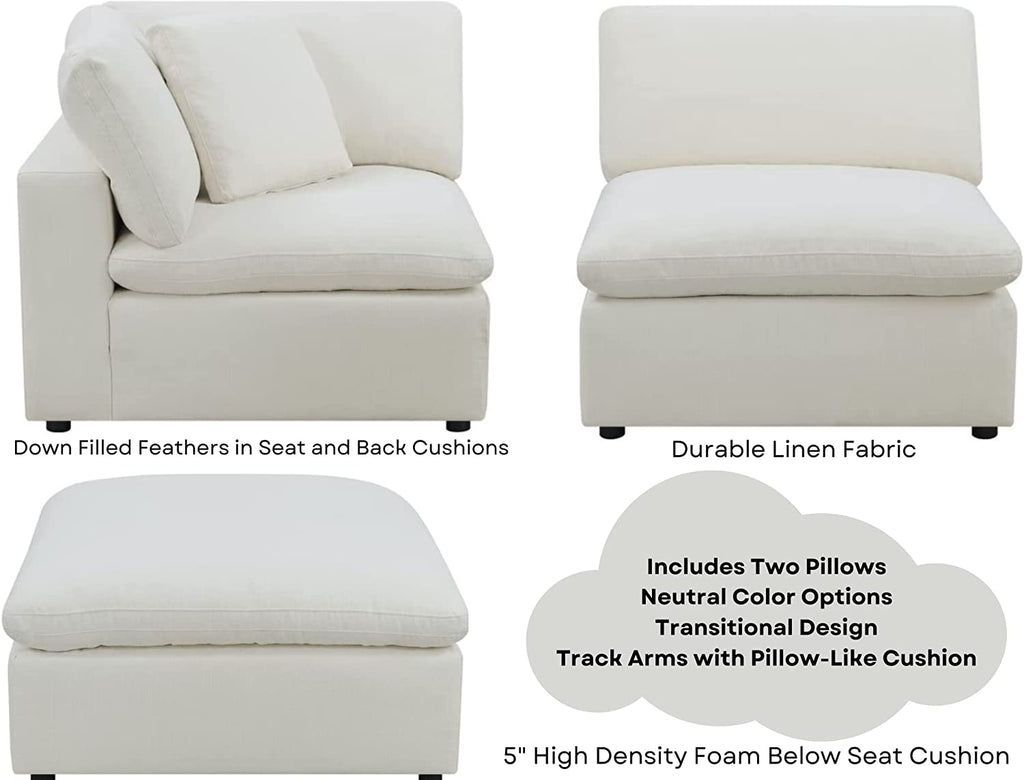 Cloud couch modular sectional sofa at ASY Furniture Houston store