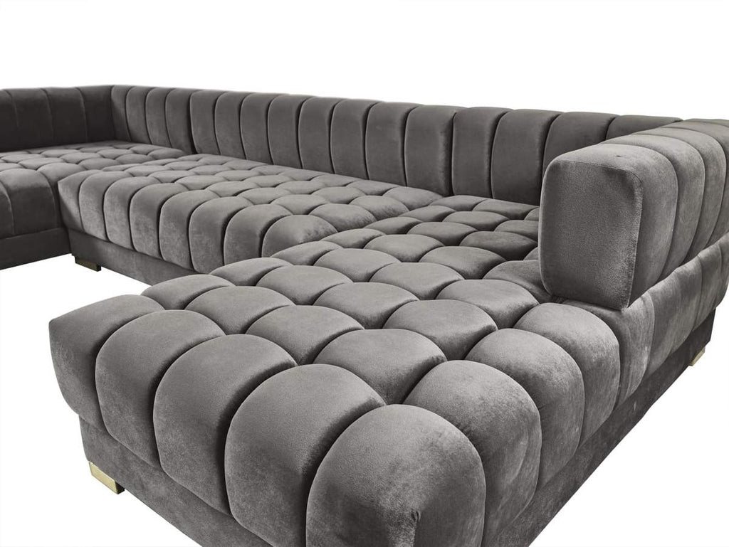 quality durable u shape sectional sofa at asy furniture houston ariana