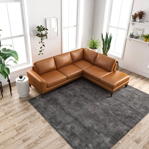 leather sectional