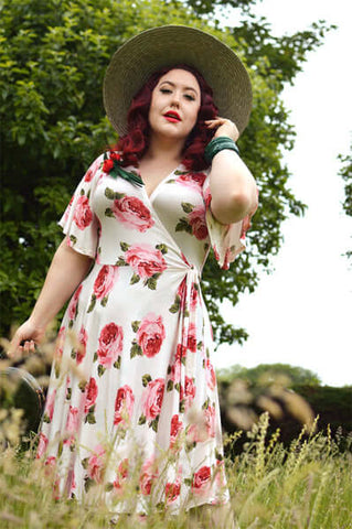 amy may in rose cream aurora dress