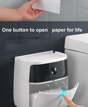 Load image into Gallery viewer, Toilet Paper Holder Storage Box Dispenser