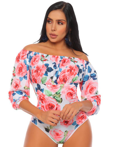 Buy ARANZA Women Bodysuit Jumpsuit Body Shaper Blouse Off Shoulder Blusa de Mujer  Faja Colombiana Online at desertcartINDIA