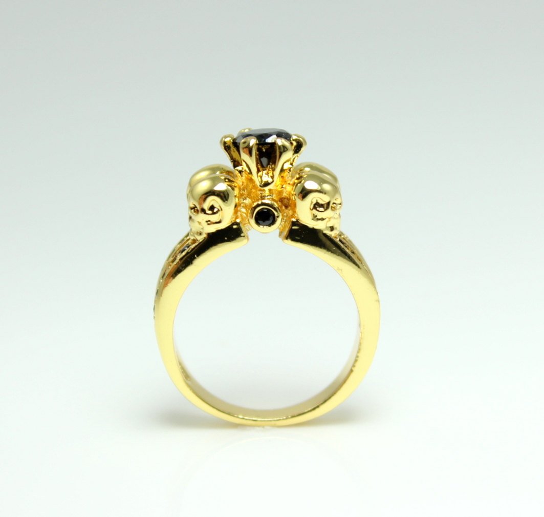 Skull Ring Women Wedding Engagement Anniversary Promise