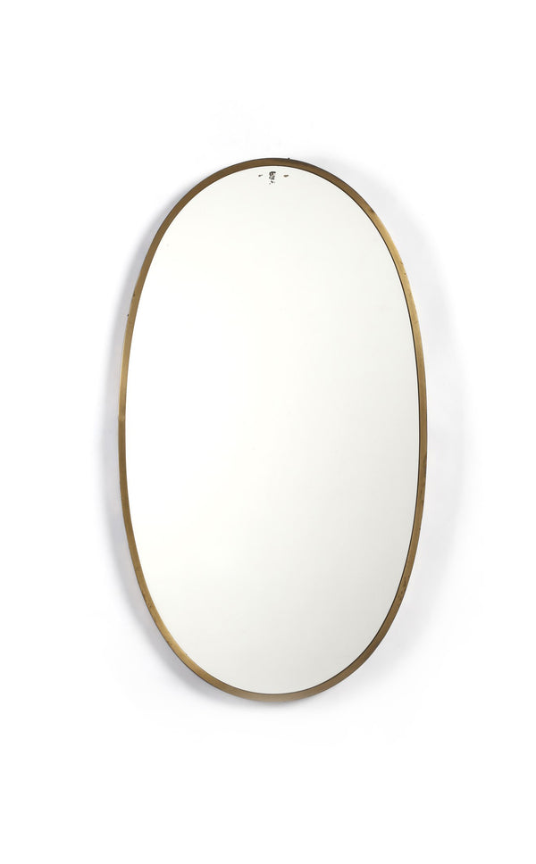 Brass beaded Shield Shaped Mirror, Italian 1950's – CCSS TM