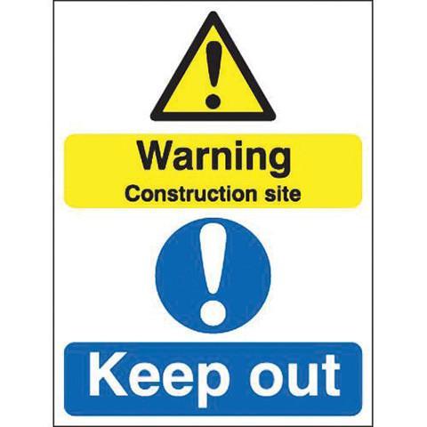Safety Signs Warning Construction Site Keep Out