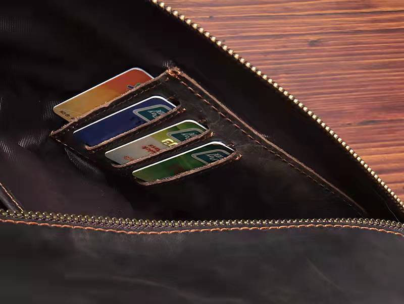 Woosir Genuine Cowhide Leather Outdoor Sling Bag