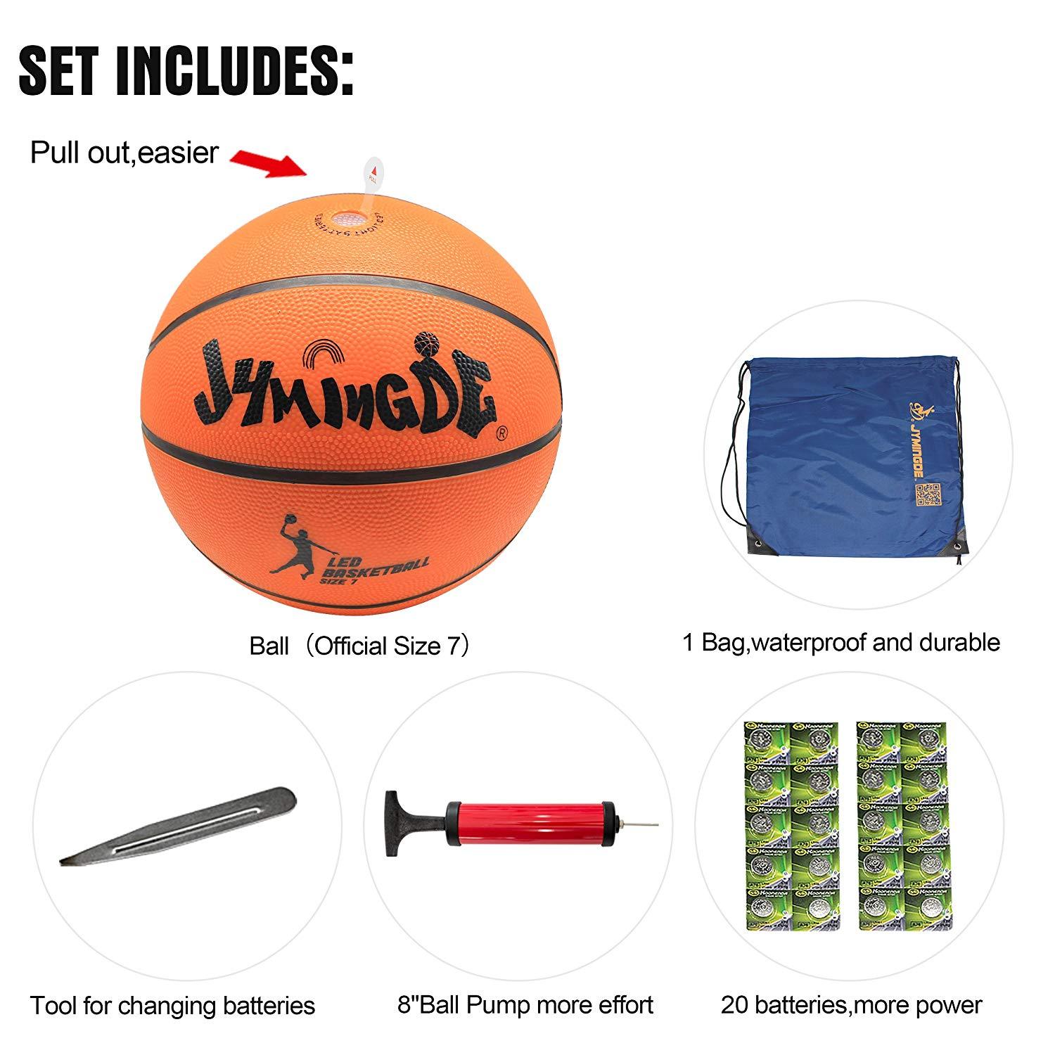 Complete set of LED basketball from Woosir