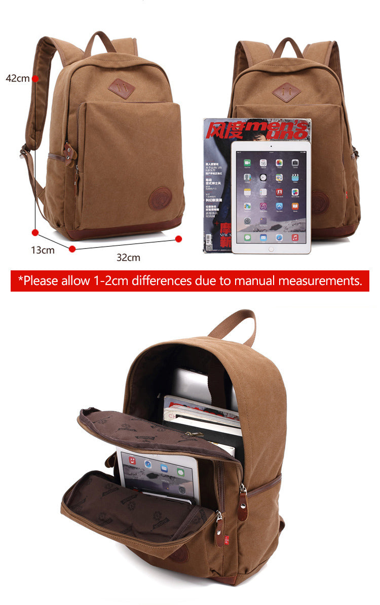 Taille du sac à dos pour ordinateur portable de voyage décontracté et tendance Woosir