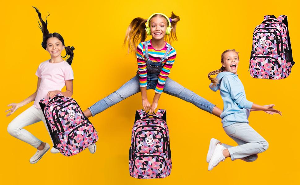 Woosir School Backpacks Set Model Show