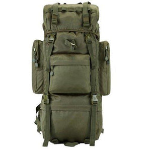 70L Camping Molle Backpack Mountaineering Climbing Knapsack 100L - Climbing Bags - Army Green-70L--Woosir