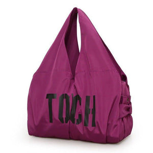 Nylon Tote Bags Women Fitness Mummy Travel Handbags - Gym Bags - Purple-YES--Woosir