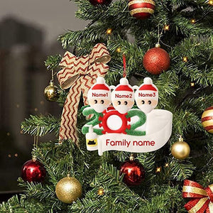 Personalized Name Christmas Ornament Kit Creative DIY Gift for Family - Woosir