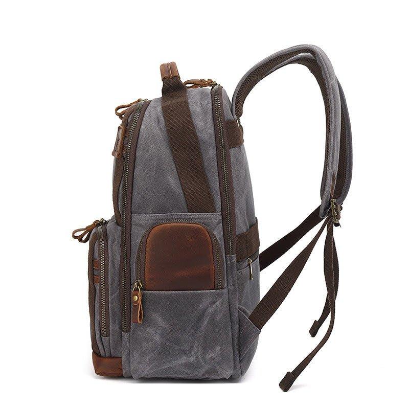 Woosir Canvas Rucksack FARBANZEIGE GRAU