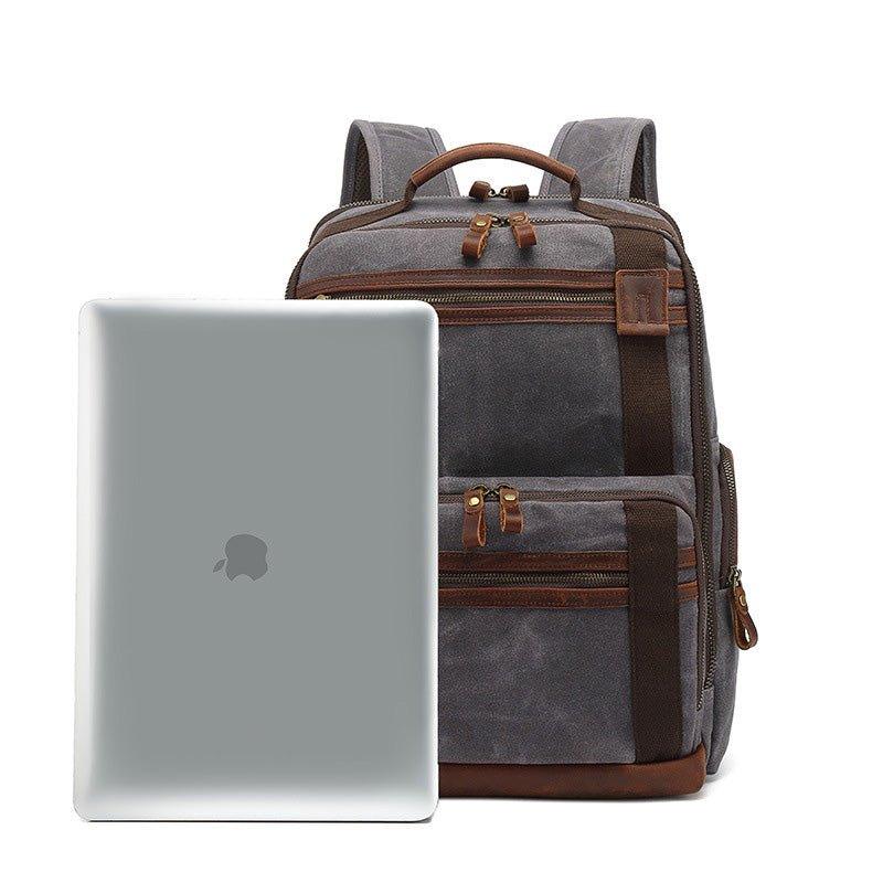 SIZE DISPLAY of Woosir Canvas Backpack