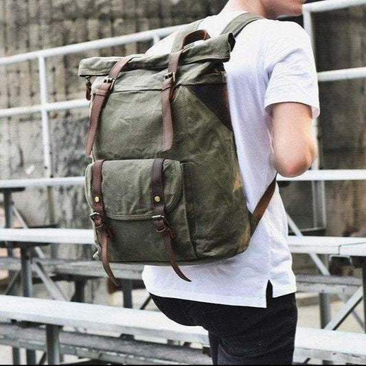 Retro Design Avenue Sling Bag Mens Backpack Male Chest Pack Bolsa