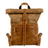 Roll Top Vintage Backpack Canvas with Laptop Sleeve