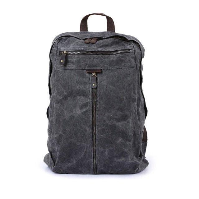Woosir Waterproof Waxed Canvas Laptop Backpack
