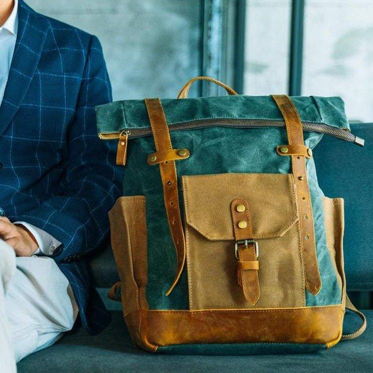 EXPOSITION DE MODÈLE du sac à dos pour ordinateur portable Woosir imperméable pour voyage de week-end universitaire