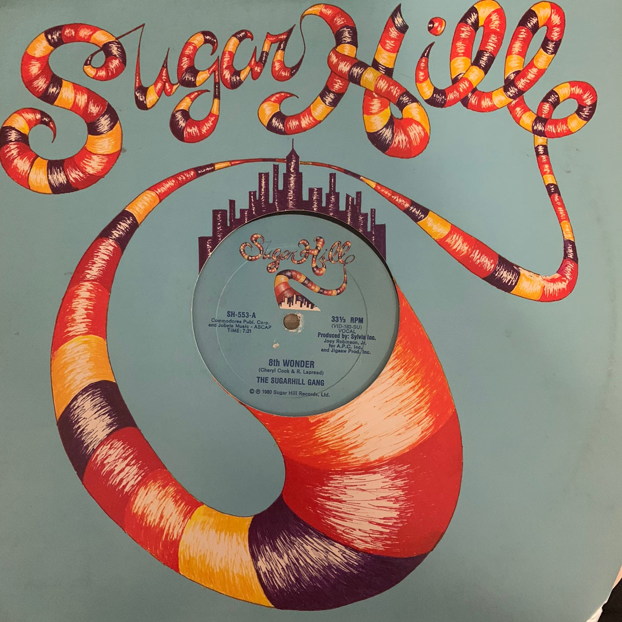 The Hill “8th Wonder” / “Sugar Hill 2 Track 12inch – Classic wax records
