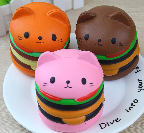 cat burger squishy