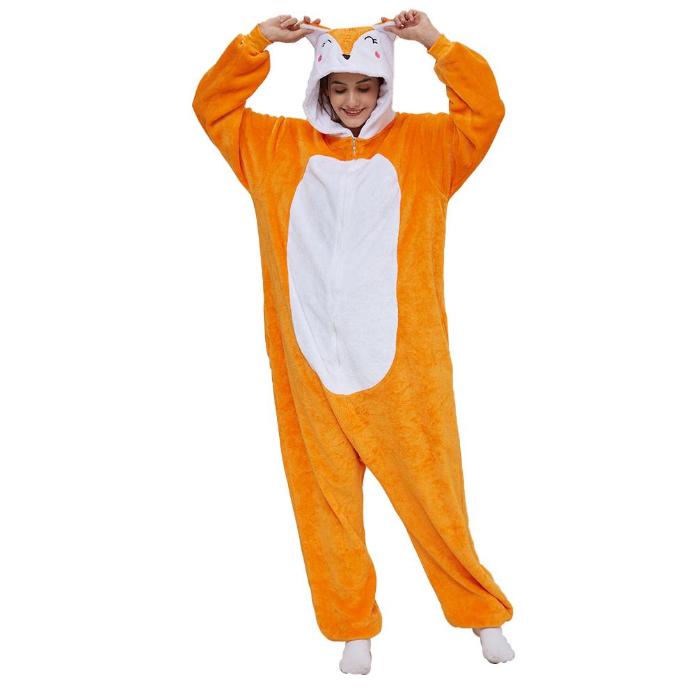 Onesie World Unisex Animal Pyjamas - Orange Fox Adult Onesie (Cosplay ...